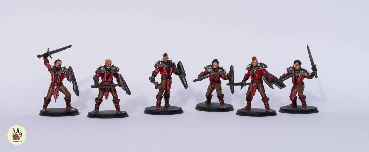 Warlord Army set of 6